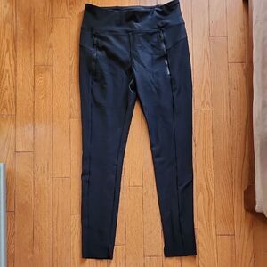 Athleta Black High-Waist Leggings- Women's Size Small